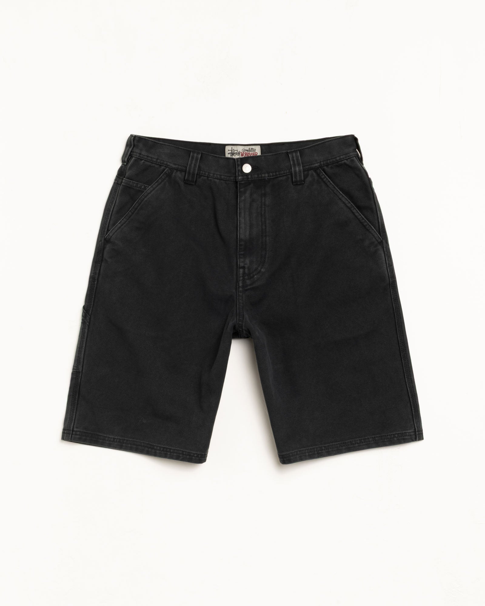 WASHED CANVAS WORK SHORT - Image 6