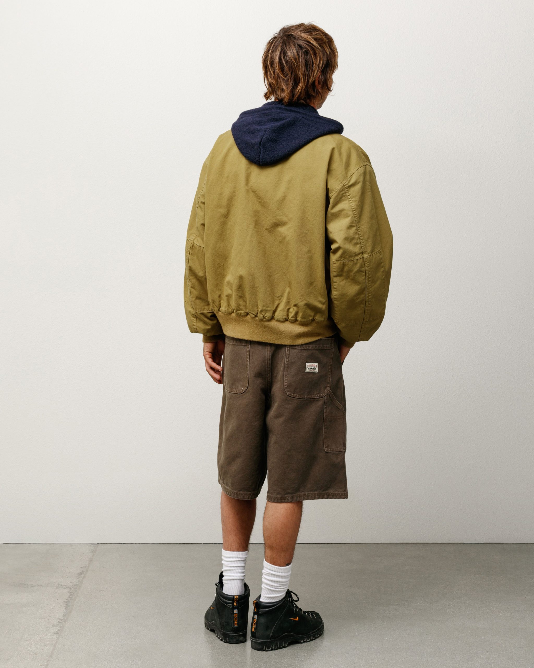 WASHED CANVAS WORK SHORT - Image 2
