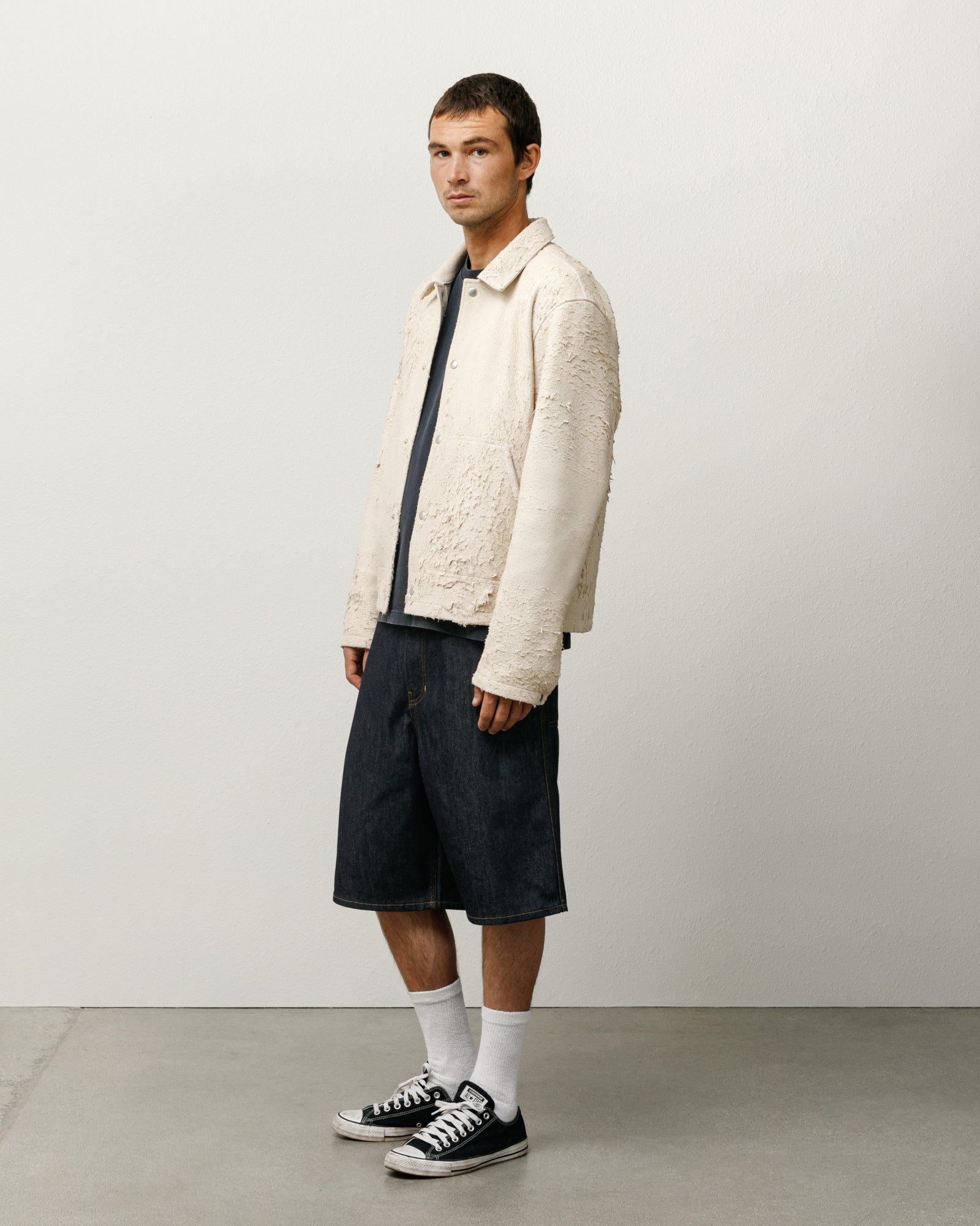 RAW DENIM WORK SHORT - Image 2