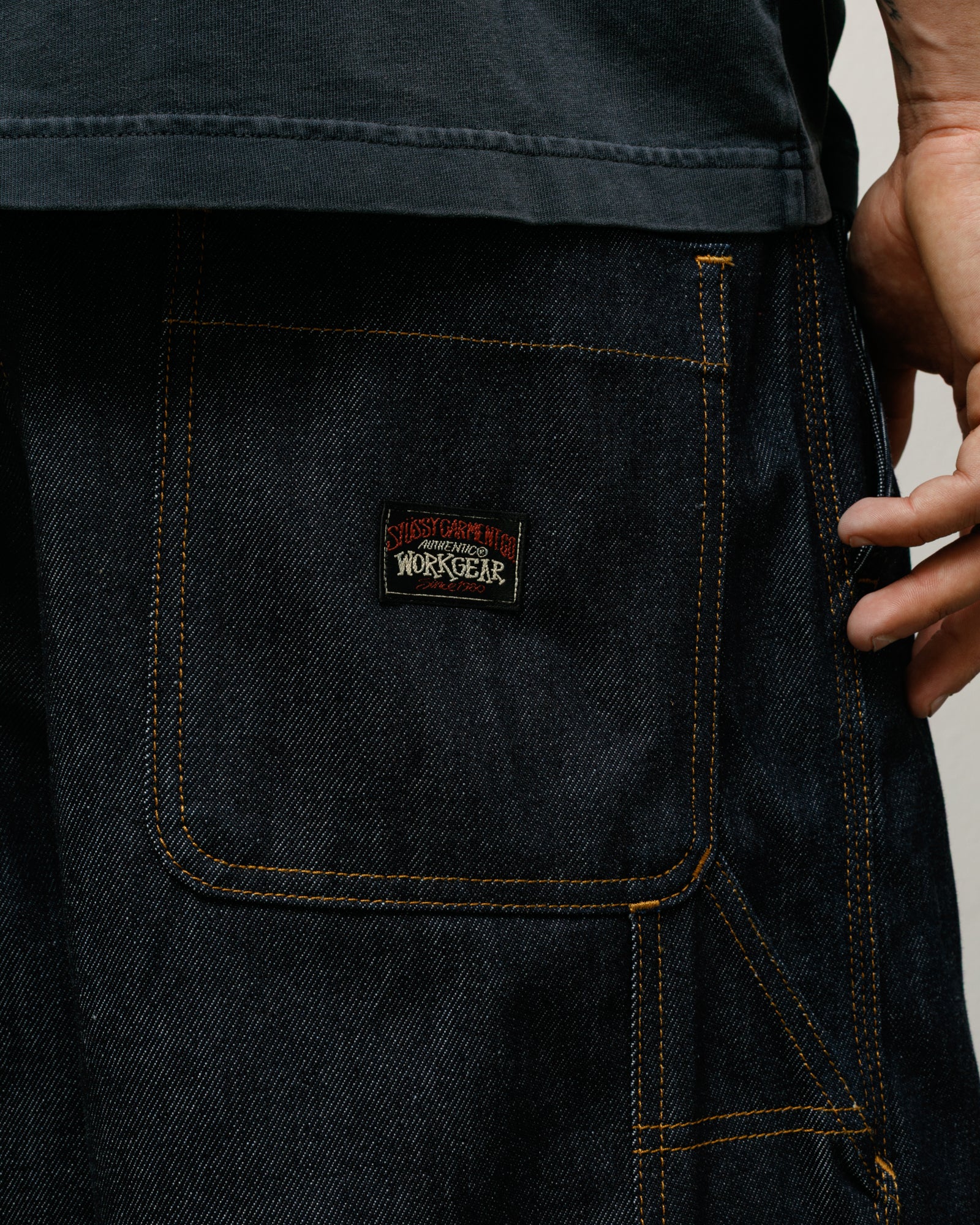 RAW DENIM WORK SHORT - Image 4