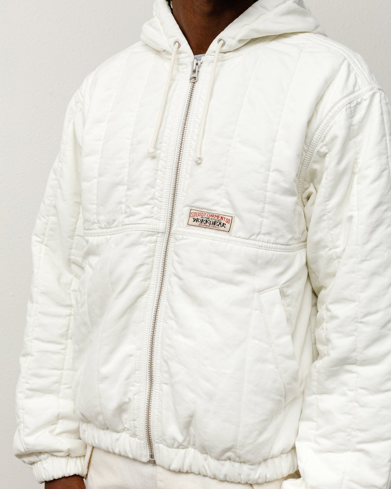 QUILTED CANVAS WORK JACKET - Image 3