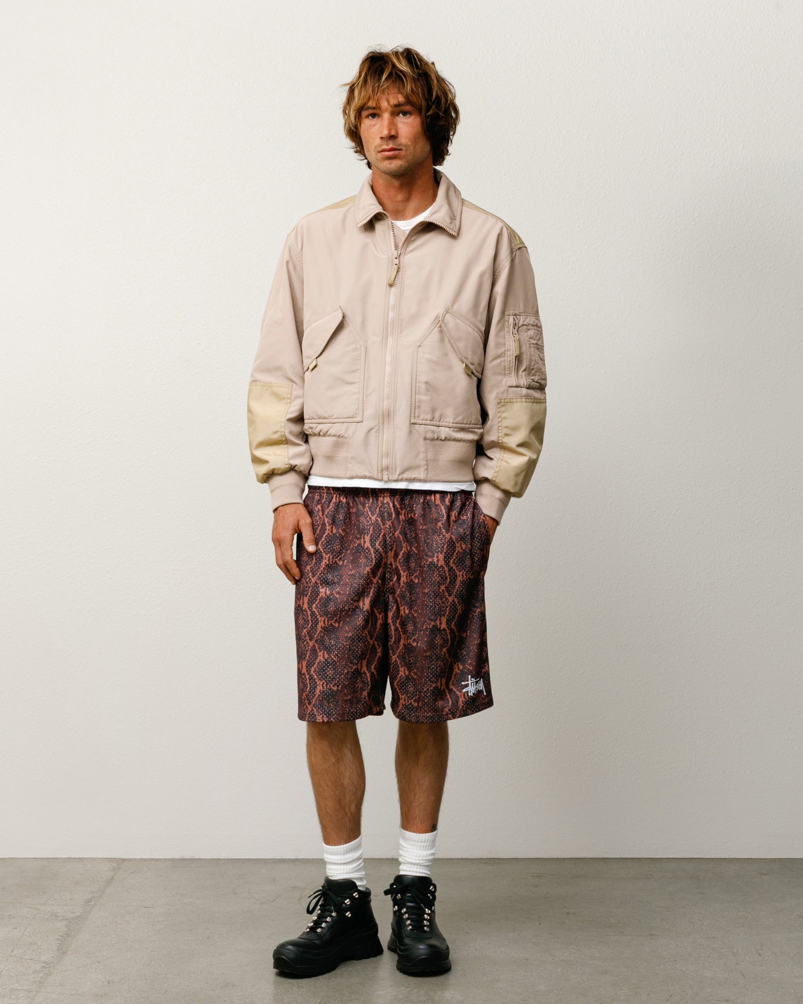 MOCK NECK FLIGHT BOMBER
