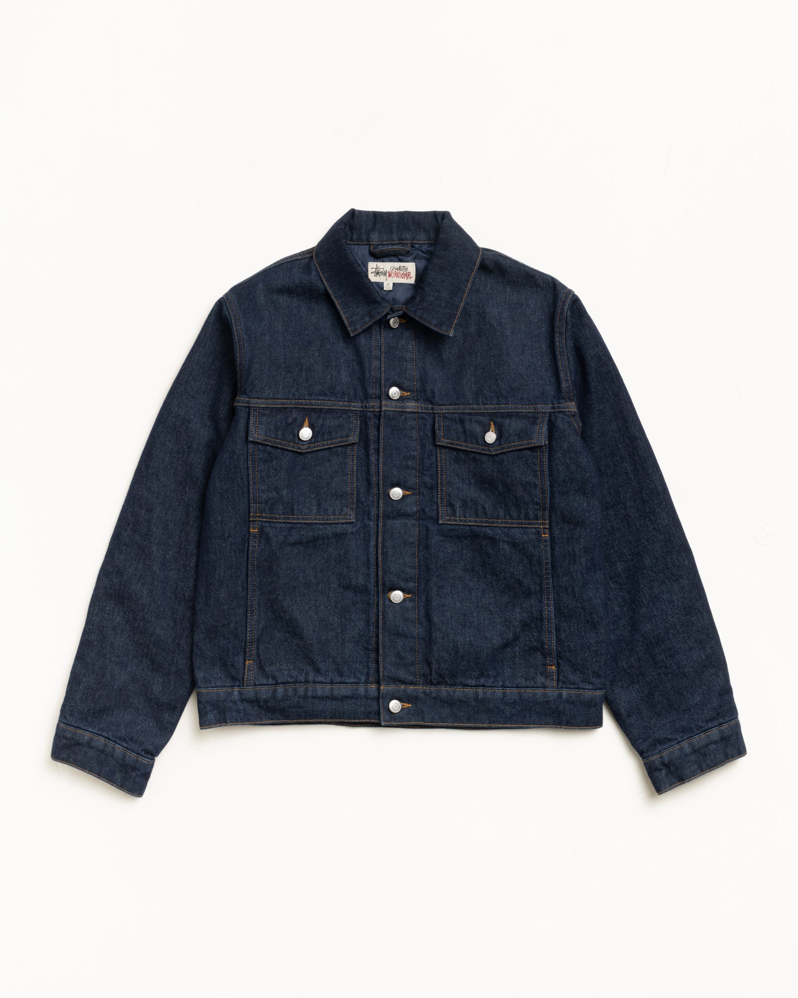 LINED DENIM TRUCKER JACKET - Image 6