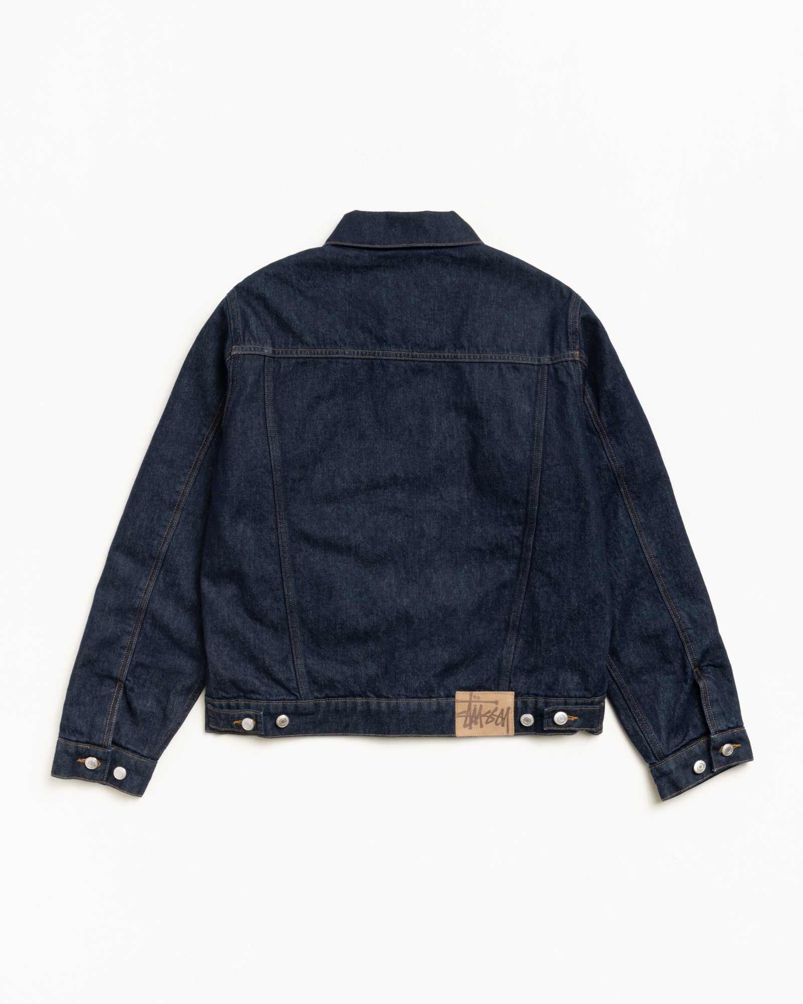 LINED DENIM TRUCKER JACKET - Image 7