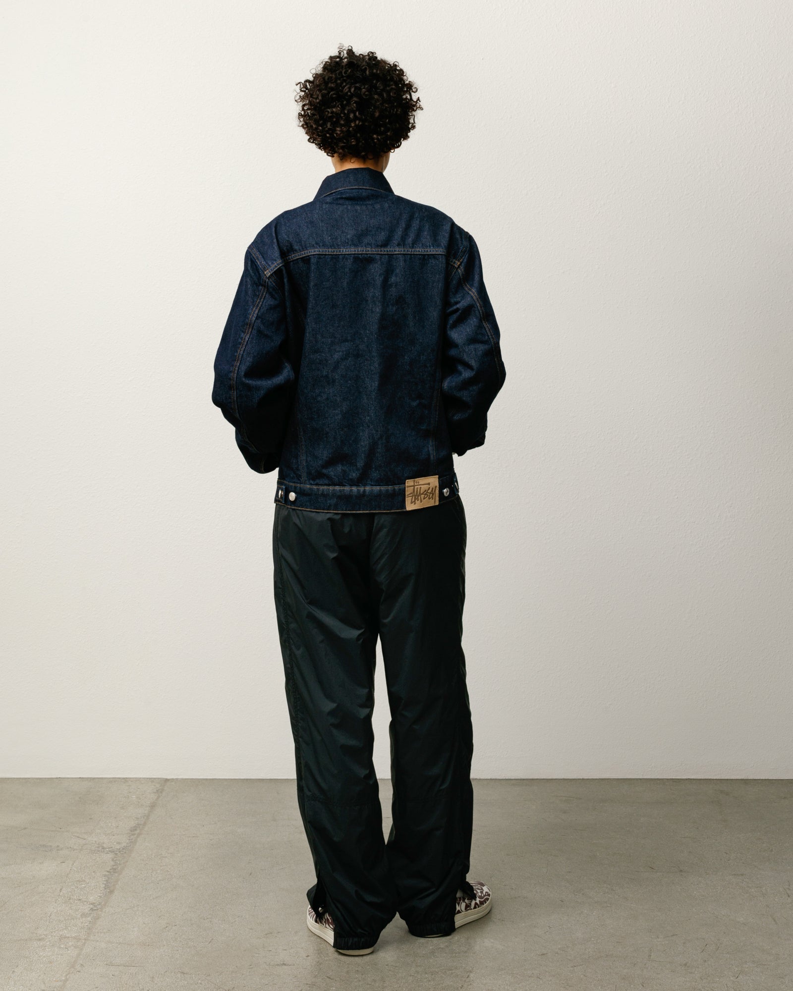 LINED DENIM TRUCKER JACKET - Image 5