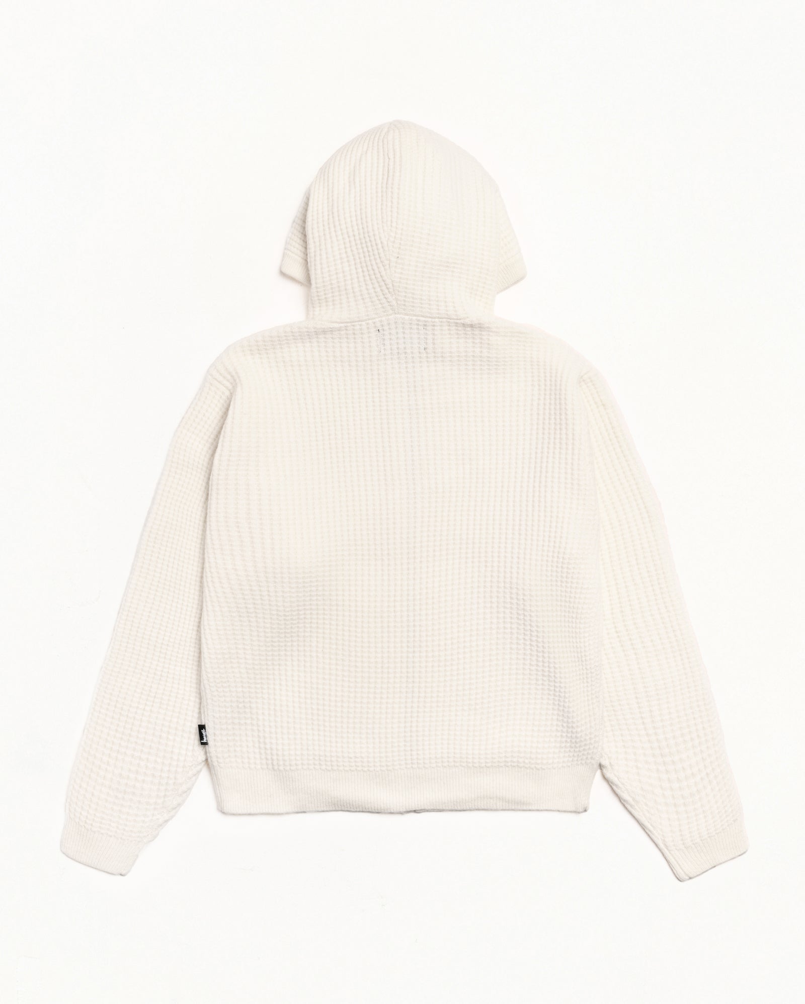 WAFFLE CASHMERE ZIP HOOD SWEATER - Image 6