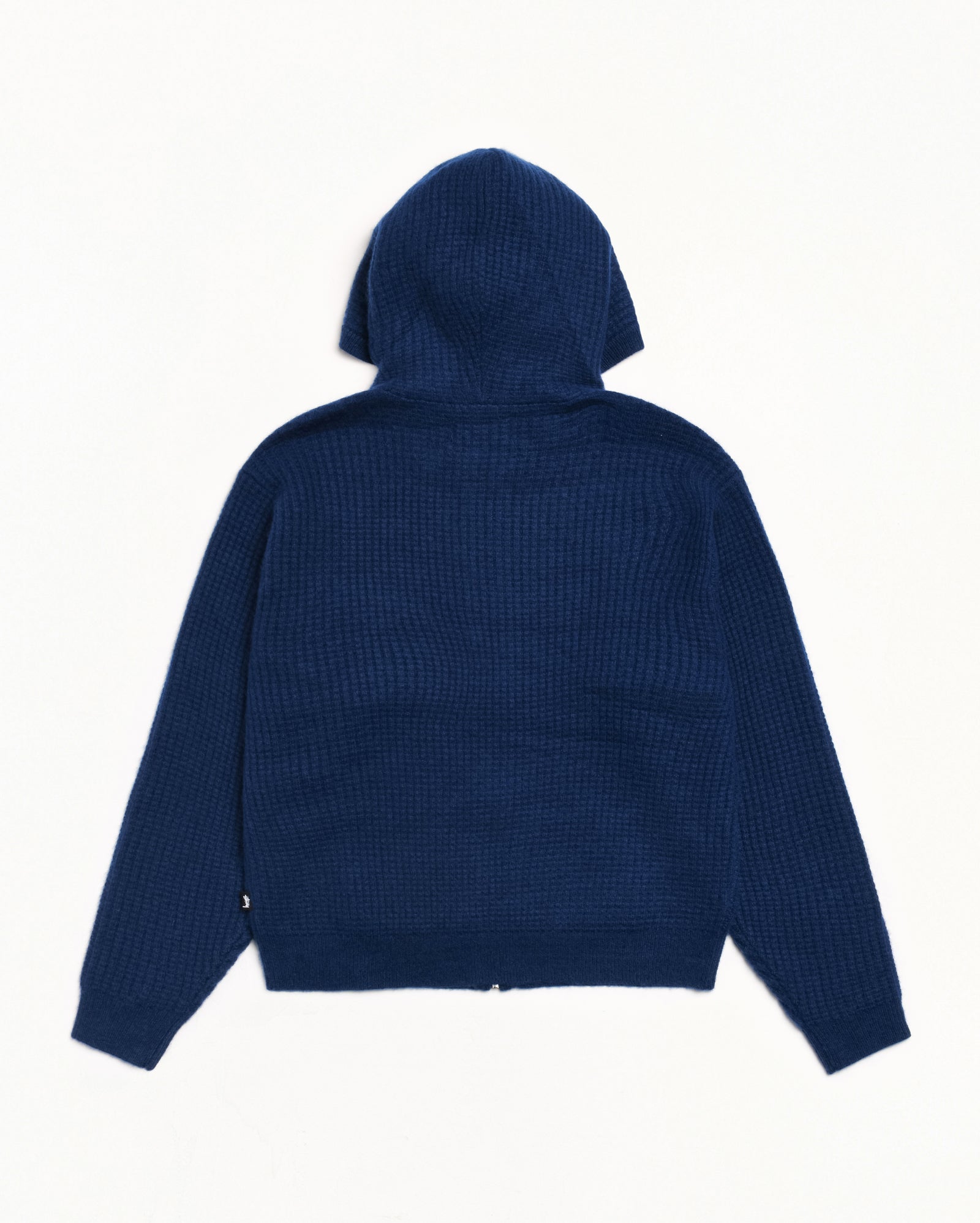 WAFFLE CASHMERE ZIP HOOD SWEATER - Image 7