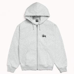 BASIC ST??SSY ZIP HOODIE