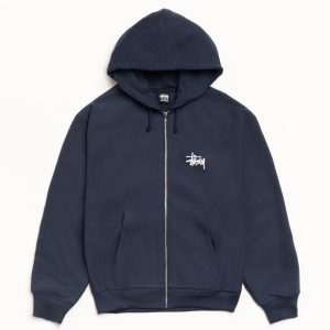 BASIC ST??SSY ZIP HOODIE
